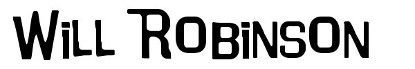 Will Robinson font