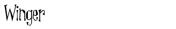 Winger font