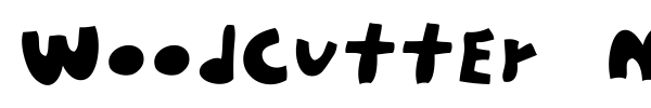 Woodcutter MMXII font