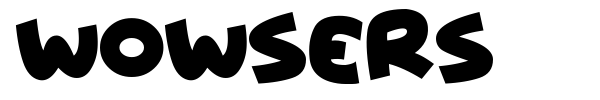 Wowsers font
