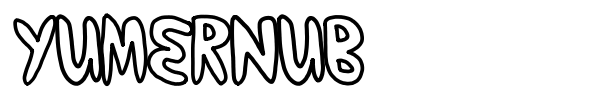 Yumernub font