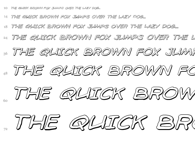 98 Bottles of Beer font waterfall