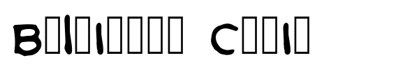 Baltimore Comic font