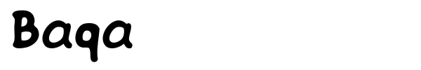 Baqa font