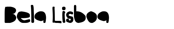 Bela Lisboa font