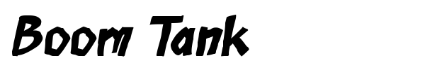 Boom Tank font