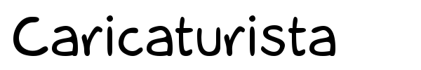 Caricaturista font