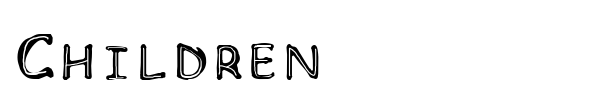Children font