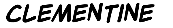 Clementine font preview