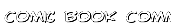 Comic Book Commando font preview