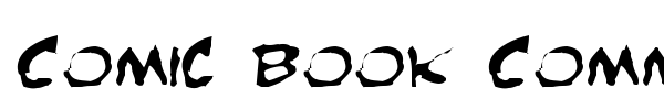 Comic Book Commando font preview