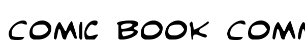 Comic Book Commando font preview