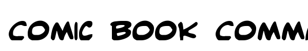 Comic Book Commando font preview