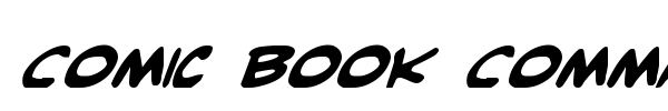Comic Book Commando font preview