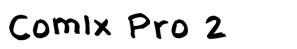 Comix Pro 2 font