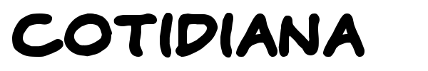 Cotidiana font