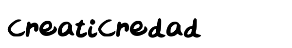 CreatiCredad font