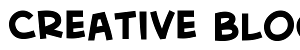 Creative Block BB font preview