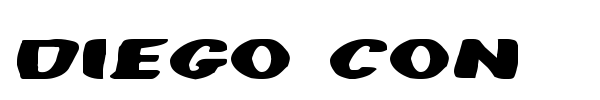Diego Con font preview