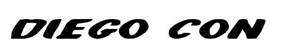 Diego Con font preview