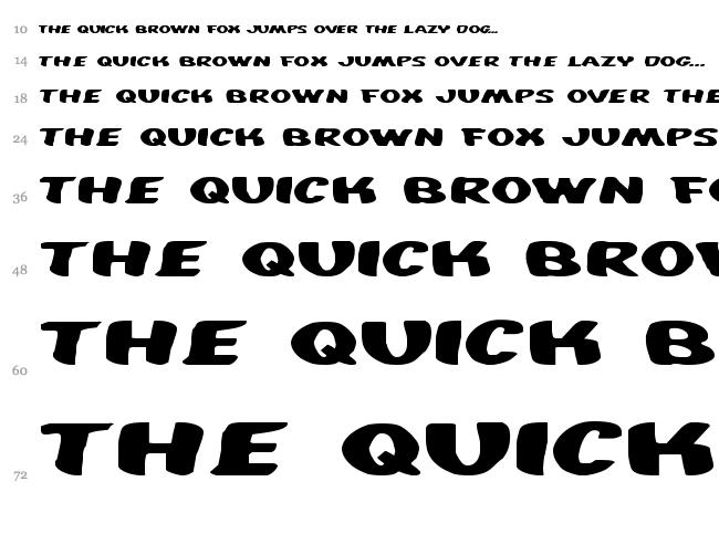 Diego Con font waterfall
