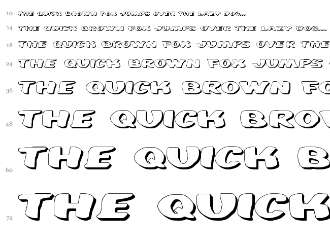 Diego Con font waterfall