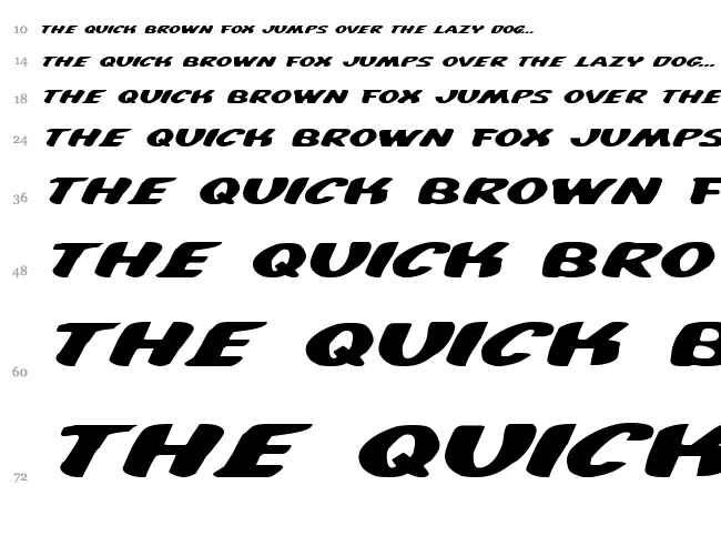 Diego Con font waterfall