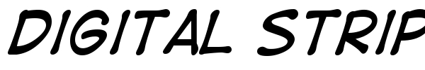 Digital Strip font