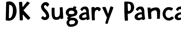 DK Sugary Pancake font