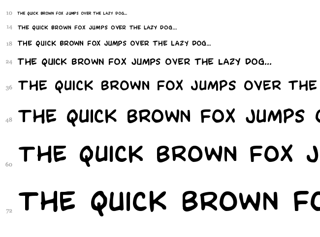 Domino Mask Condensed font waterfall