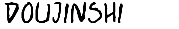 Doujinshi font