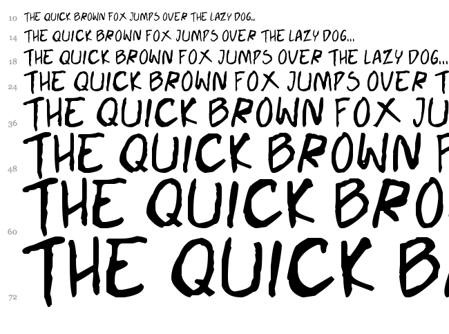 Doujinshi font waterfall
