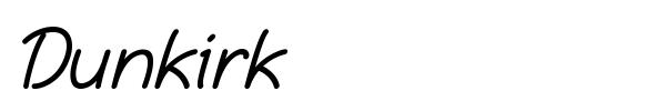 Dunkirk font