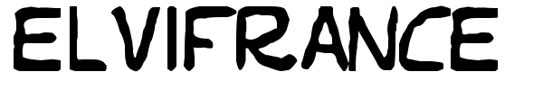 Elvifrance font