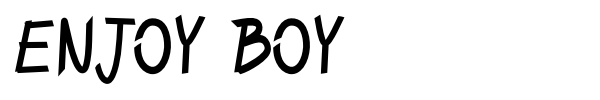 Enjoy Boy font