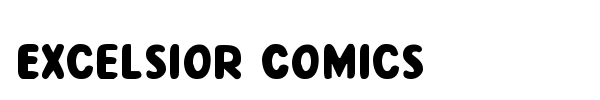 Excelsior Comics font preview