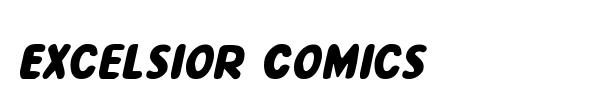 Excelsior Comics font preview