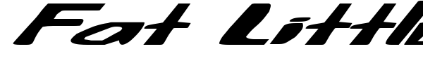 Fat Little Piggy font