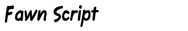 Fawn Script font