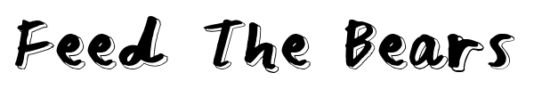Feed The Bears font