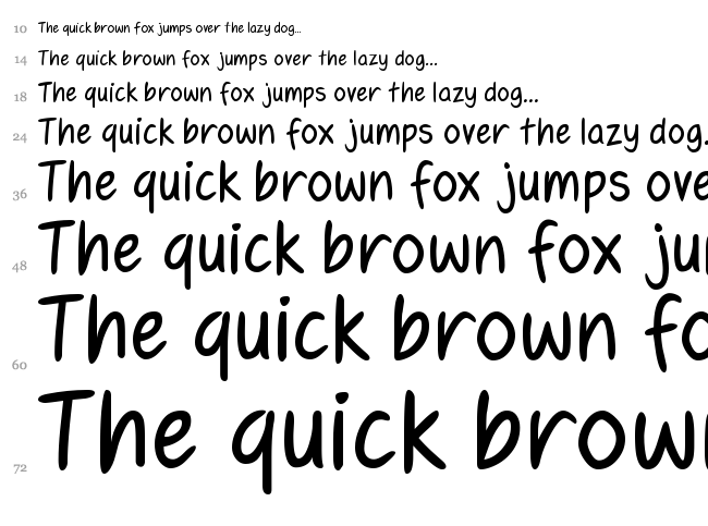 Fennario font waterfall