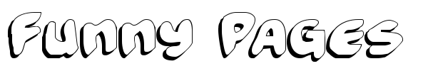 Funny Pages font
