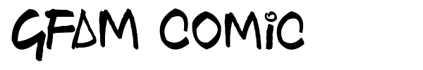 GFAM Comic font