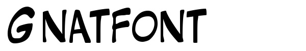 Gnatfont font