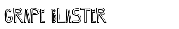 Grape Blaster font