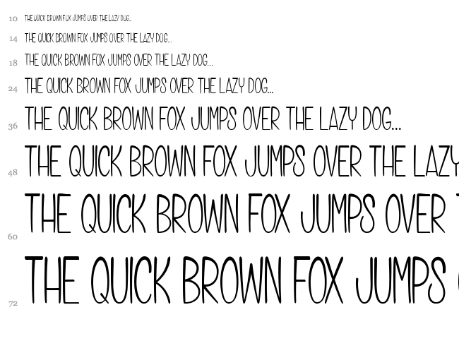 Grilled Chicken font waterfall