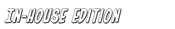 In-House Edition font preview