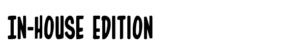 In-House Edition font preview