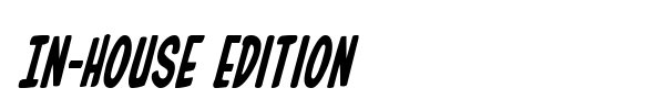 In-House Edition font preview