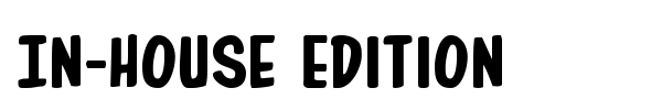 In-House Edition font preview